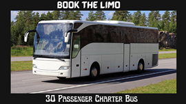 30 Passenger Charter Bus Rental Service in USA