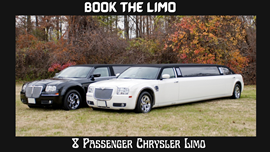 8 Pasenger Chryslr Limo For Sports Event in USA
