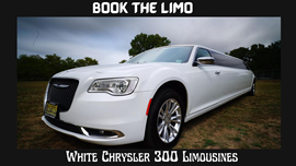 White Chrysler 300 Limo Service